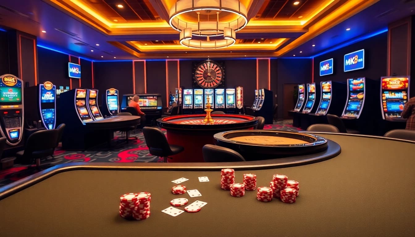 Experience the excitement of gambling at https://mk8th.net/ with luxurious tables and vibrant players.