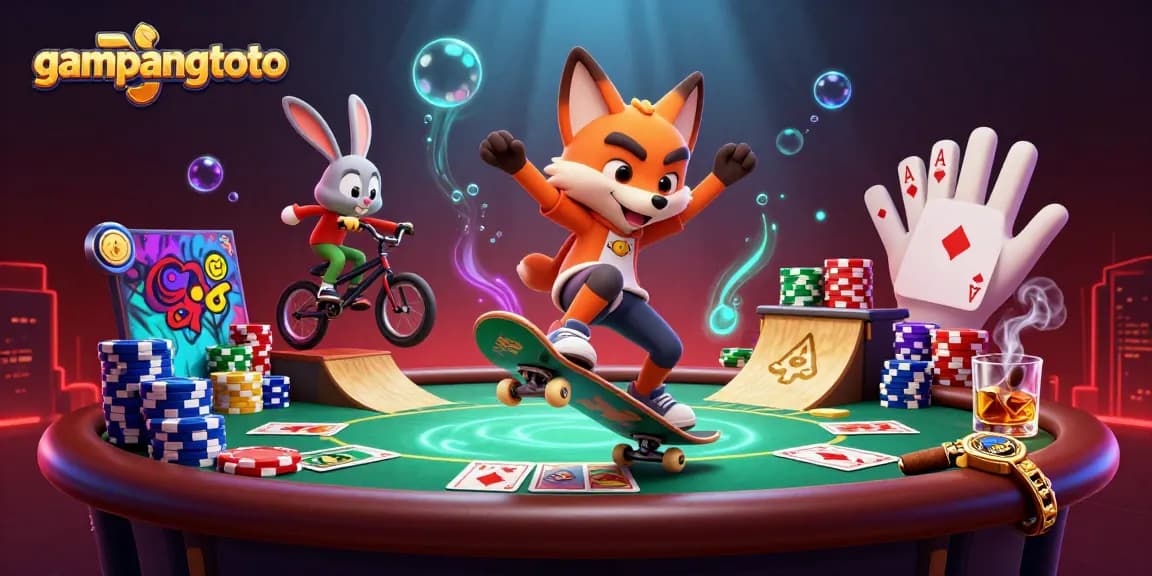 Gampangtoto menawarkan pengalaman bermain dengan grafis kasino 3D yang memukau dan penuh aksi.