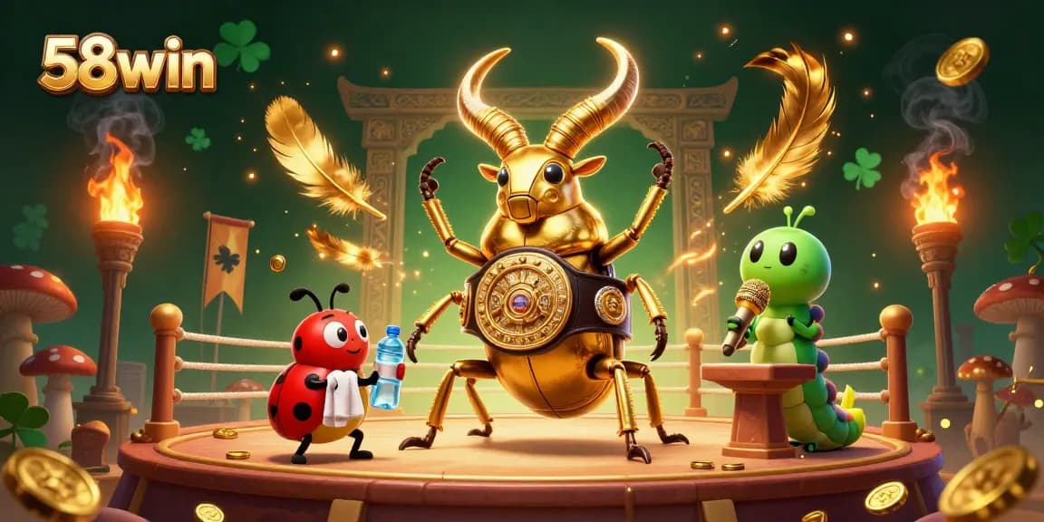 Experience the thrill of 58win's vibrant casino universe with roaring action and dynamic lighting.