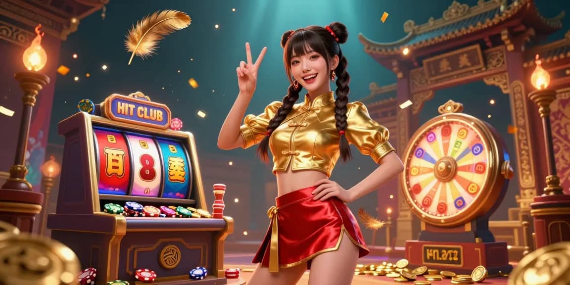 Experience the excitement at HIT CLUB with vibrant slot games and rewarding casino tokens.