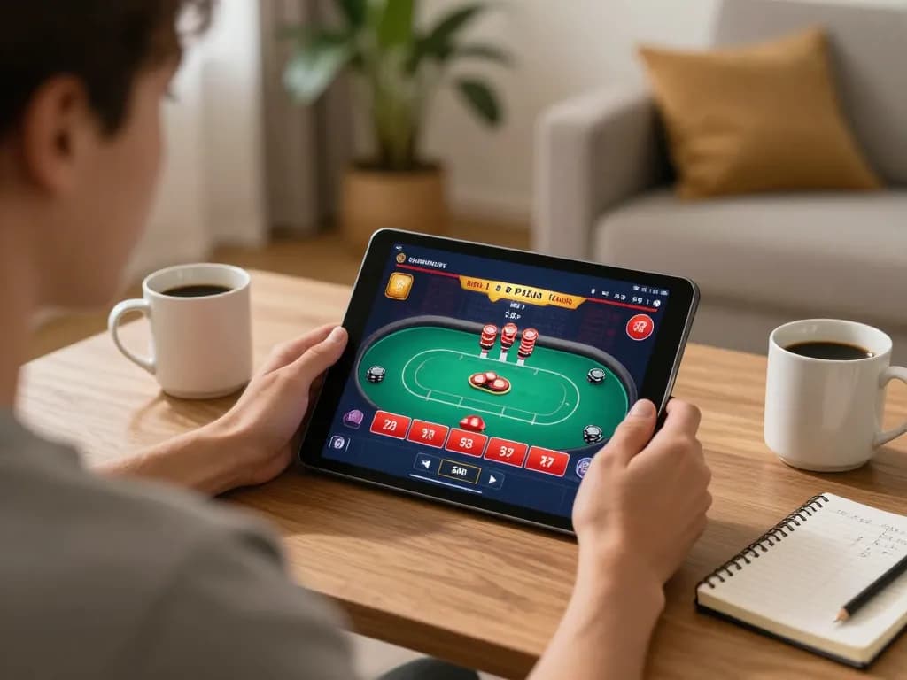 Engaging online gaming experience at gg88 com showing a player in a cozy setting