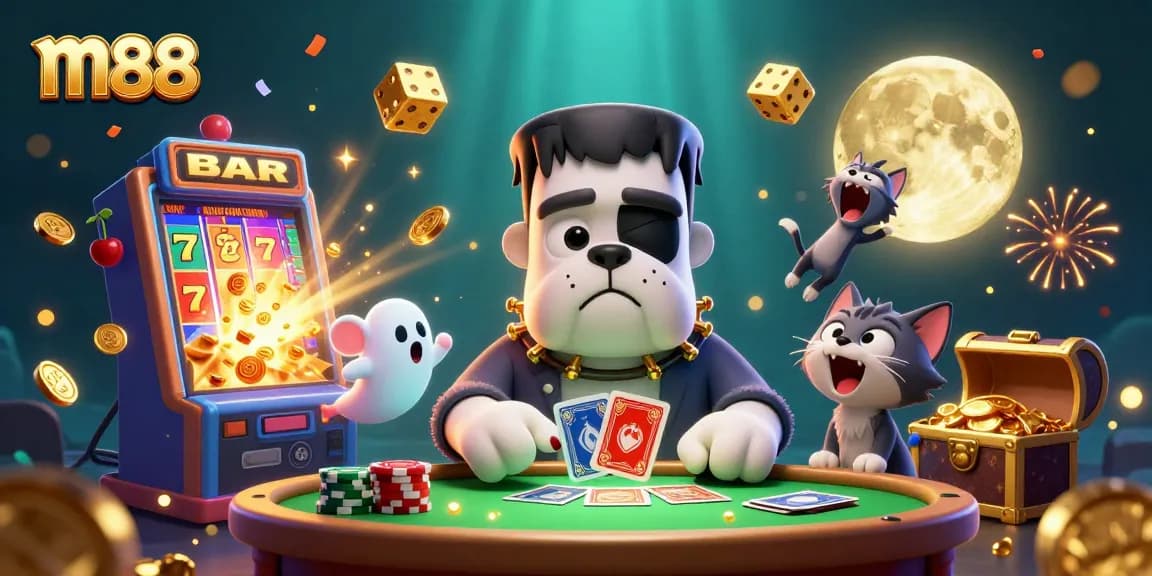 เล่นเกม m88 ที่ตารางคาสิโนผ่านภาพการ์ตูน 3D ที่เต็มไปด้วยสีสันและการตกแต่งที่ดึงดูด
