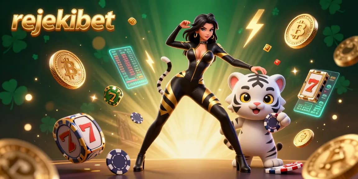 Experience rejekibet like never before with this vibrant 3D casino scene showcasing thrilling slot gameplay and winning potential.