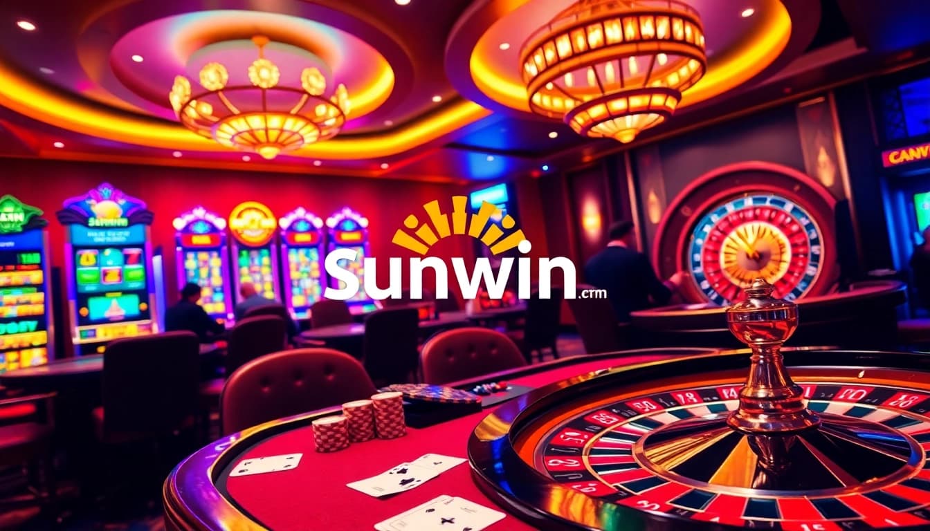Experience thrilling gameplay at Sunwin online casino with dynamic tables and exciting slot machines.