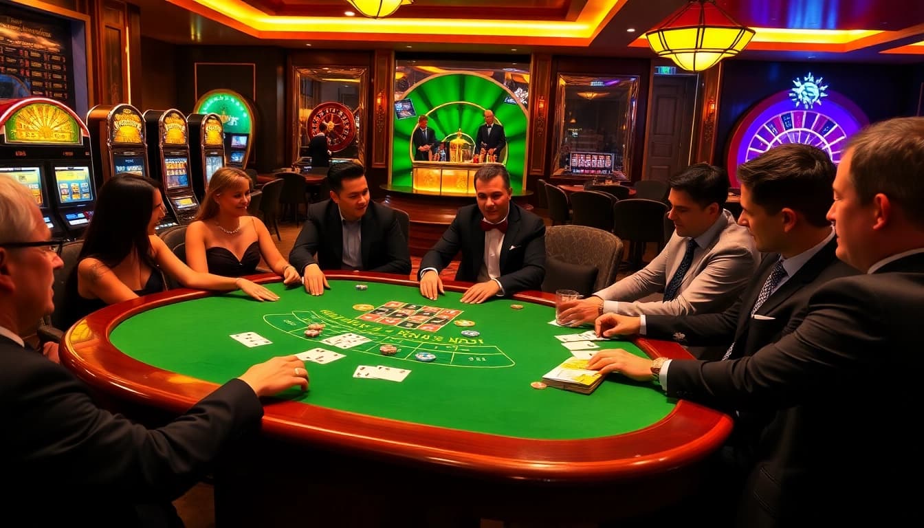 Experience lively blackjack action at https://rr88k1.com/ with luxury casino visuals and eager players.