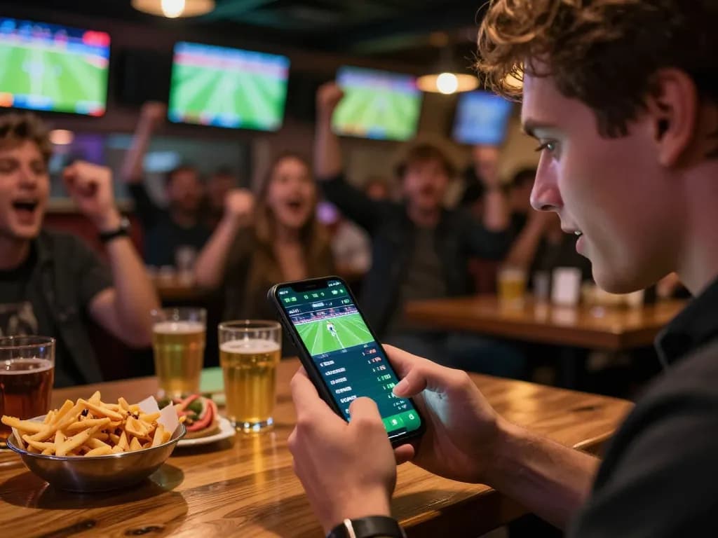 Engaging with live sports betting on MPOSPORT during a thrilling football match