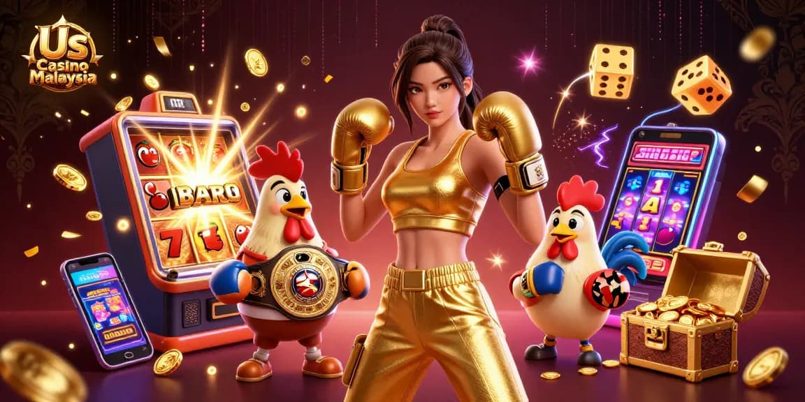 Engage in the thrilling Us Casino Malaysia experience with stunning slot machines and vibrant game visuals.