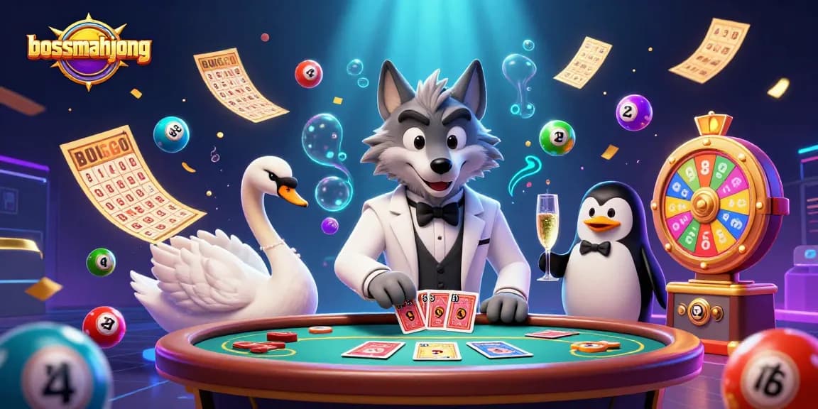 Rasakan keseruan bermain bossmahjong dengan desain yang memukau dan elemen kasino menawan.