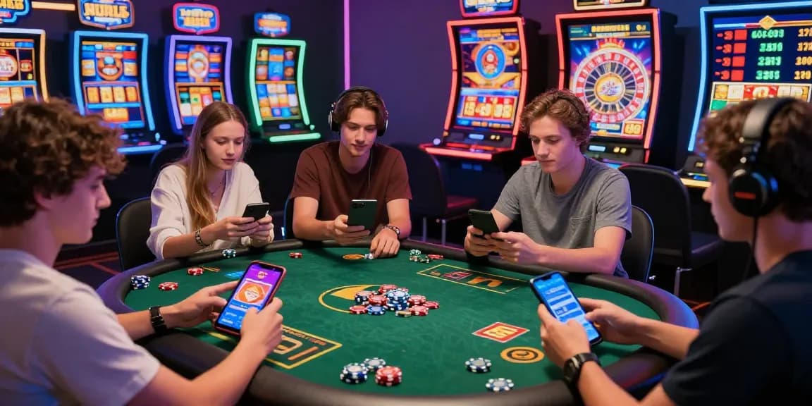 Players enjoying new online casino sites in a vibrant gaming environment showcasing excitement and engagement.