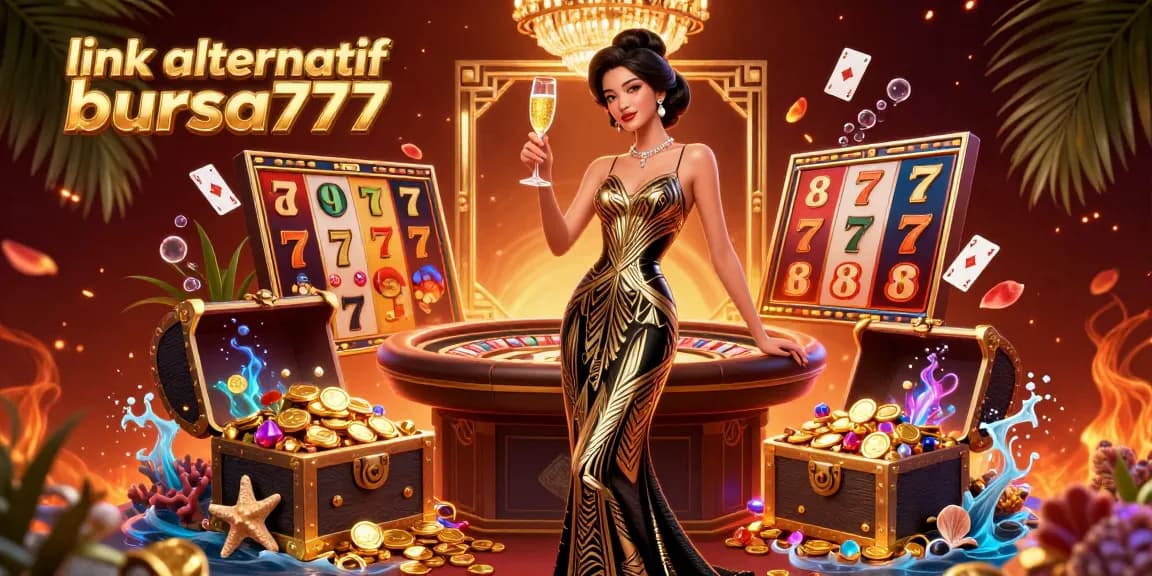 Experience thrilling slot action with link alternatif bursa777 in an exciting casino setting.