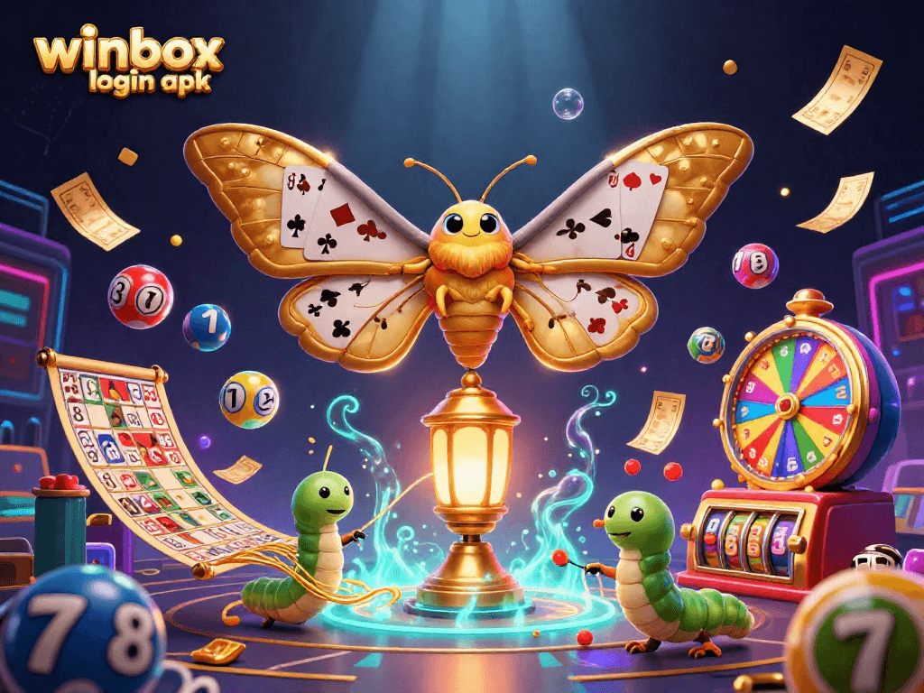 Engage in winning strategies through the vibrant winbox login apk scene, featuring dynamic casino elements.