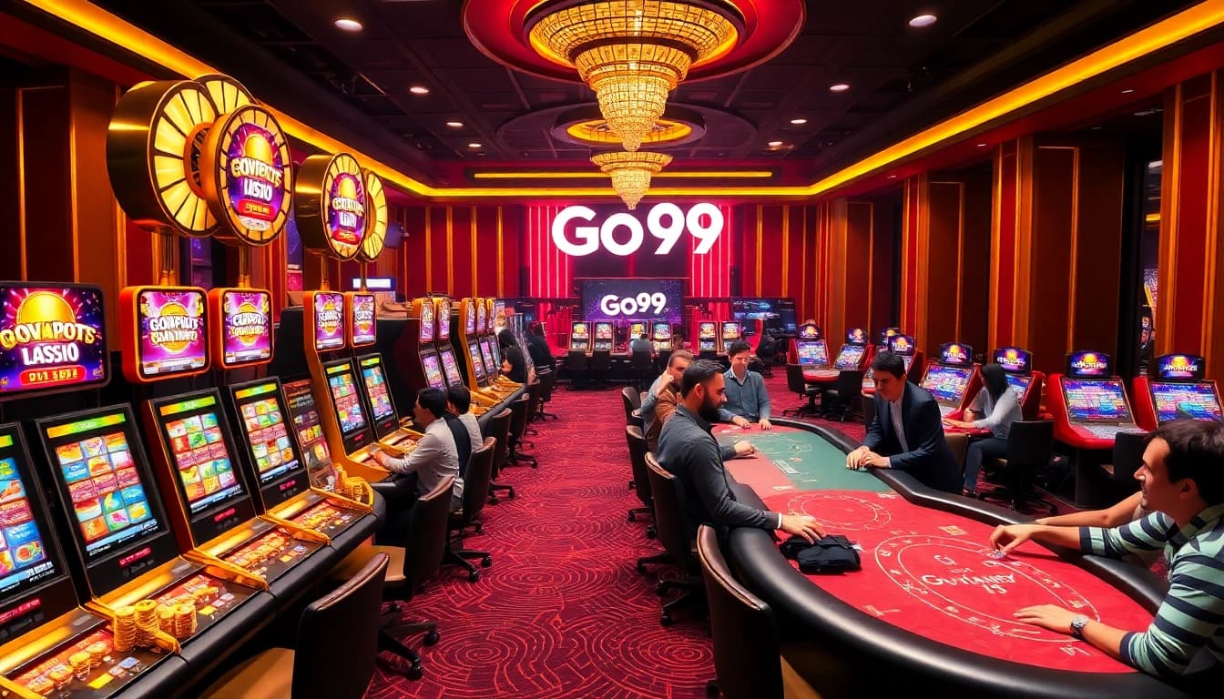 Experience the vibrant energy of Go99 with exciting casino tables and jackpot slots.