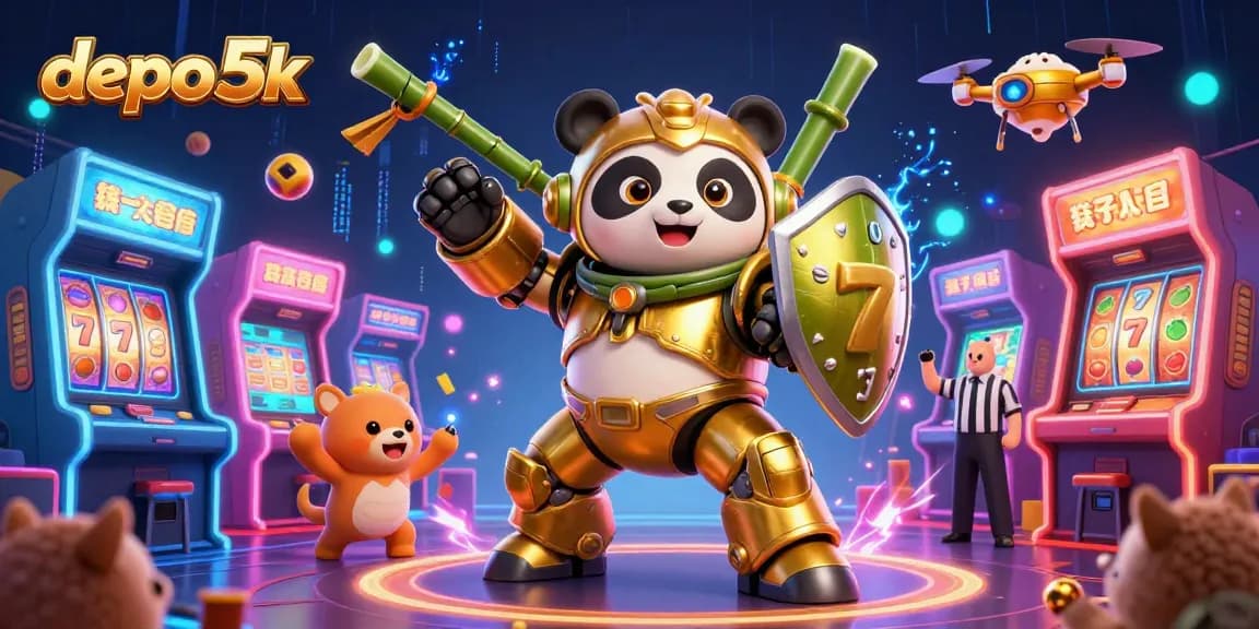 Menang besar dengan depo 5k di permainan slot gacor dan simbol keberuntungan di kasino online.