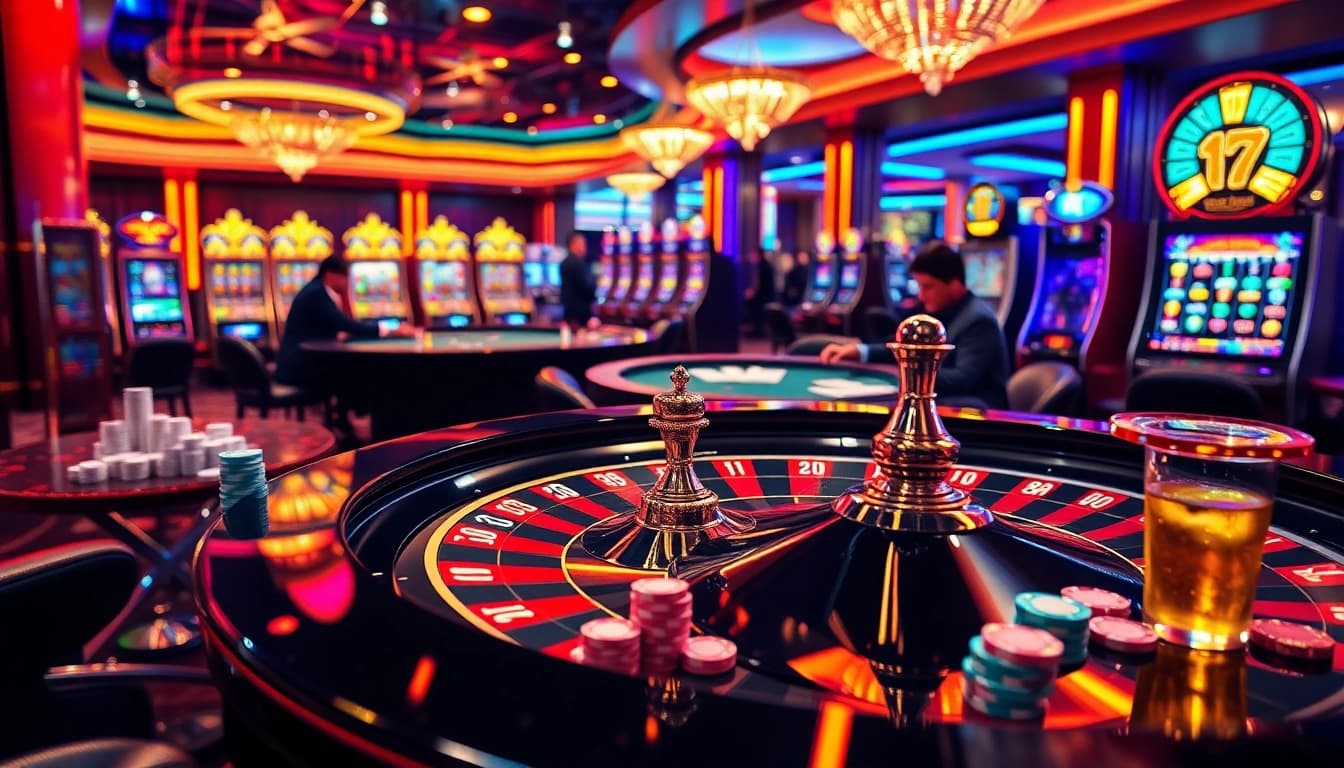 Players reveling in excitement at https://www.jl55.club/ casino tables, highlighting the thrill of gambling.