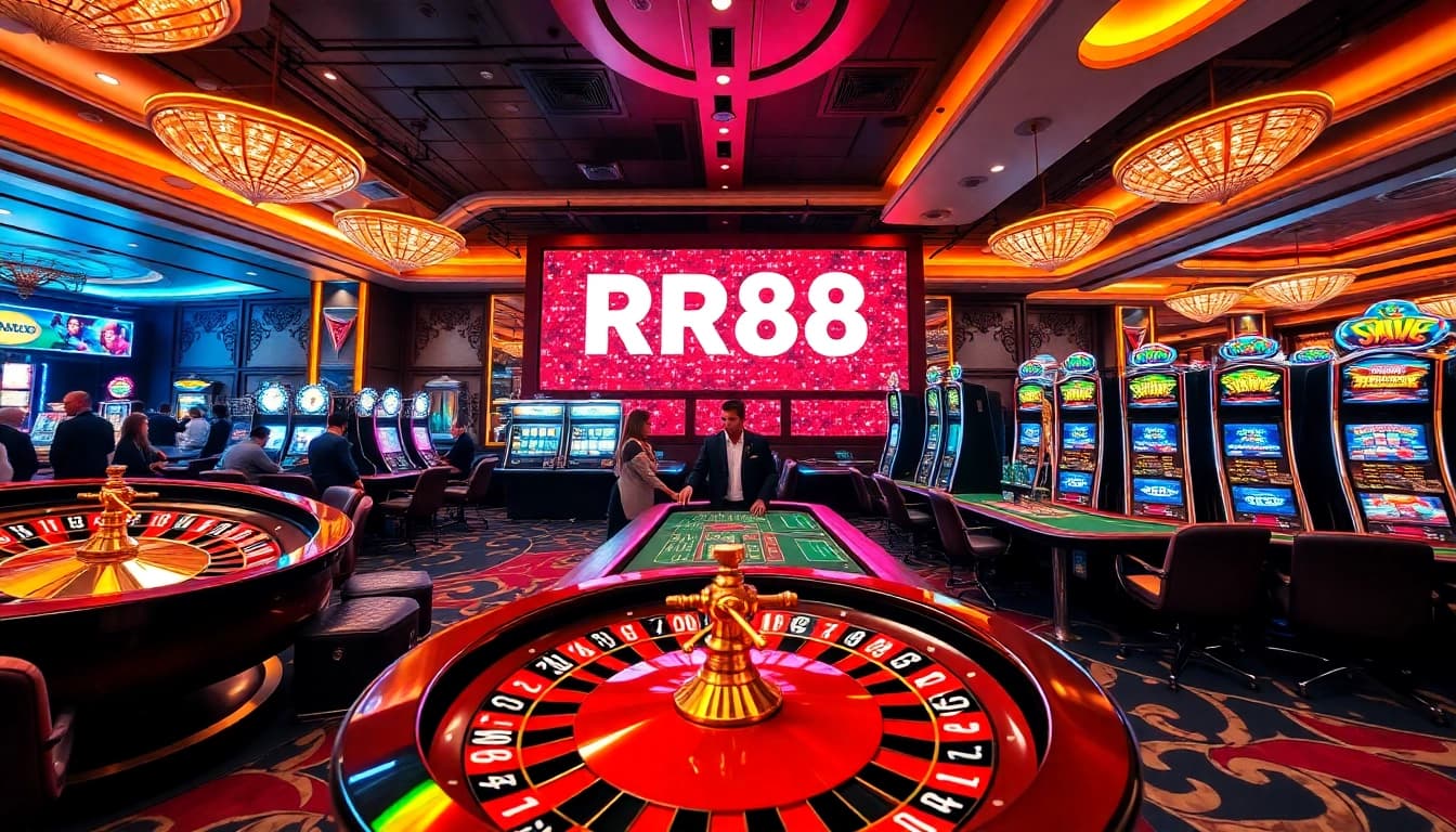 Experience thrilling moments at RR88 with engaging casino games and vibrant gaming atmosphere.