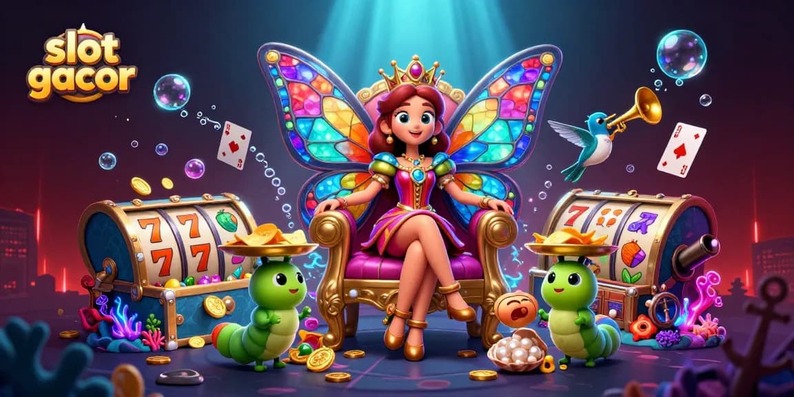 Menangkan slot gacor dengan ratu kupu-kupu digital dan simbol keberuntungan.