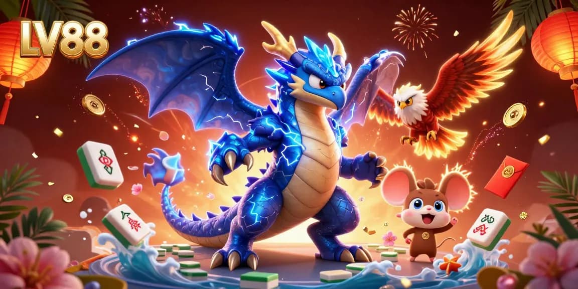 Experience thrilling gameplay at LV88 with dynamic game elements and vibrant 3D characters.