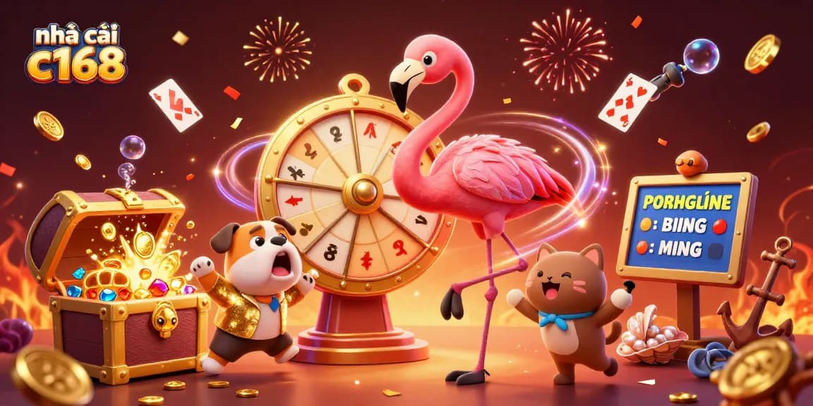 Engage in thrilling gameplay with nhà cái c168, spinning a prize wheel and uncovering rewards.
