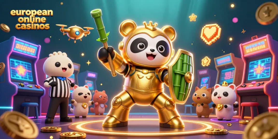 Engage in thrilling gameplay at european online casinos featuring dynamic 3D cartoon characters and vibrant gaming elements.