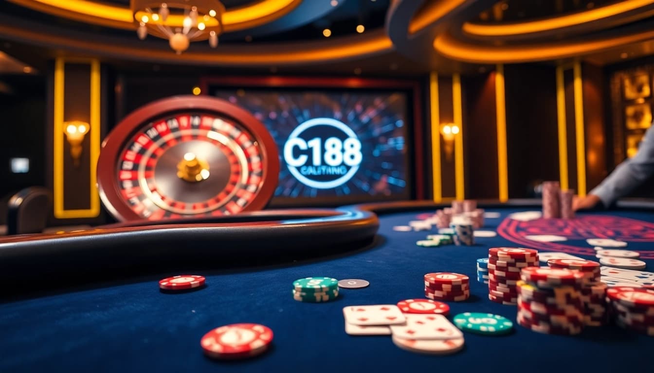 Experience thrilling gameplay at C168 with vibrant casino action and poker excitement.