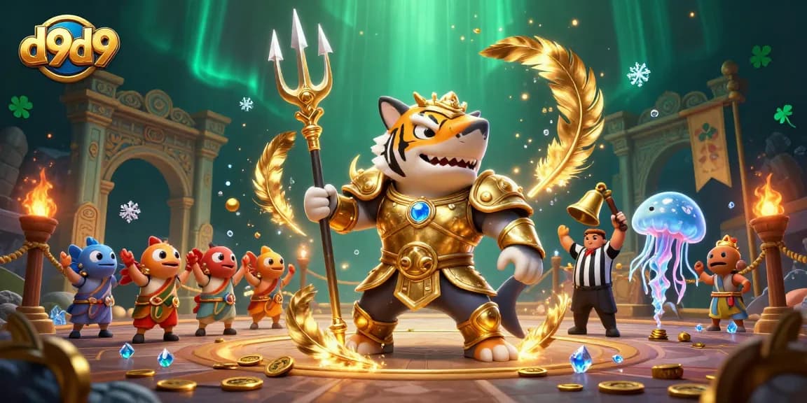 Ihampas ang d9d9 slot na may tigre at medusa sa isang underwater casino