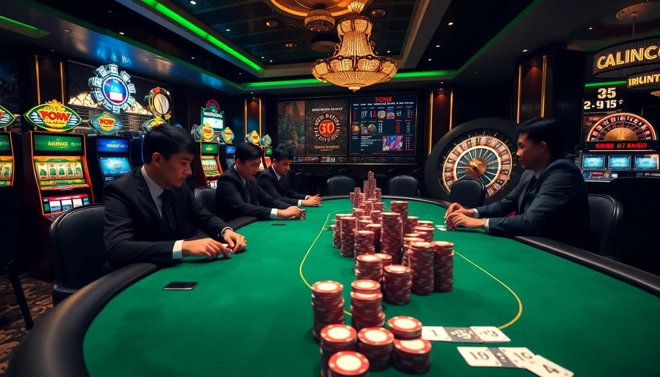 Experience thrilling action and rewards at nhà cái XX88 in a luxurious casino atmosphere.