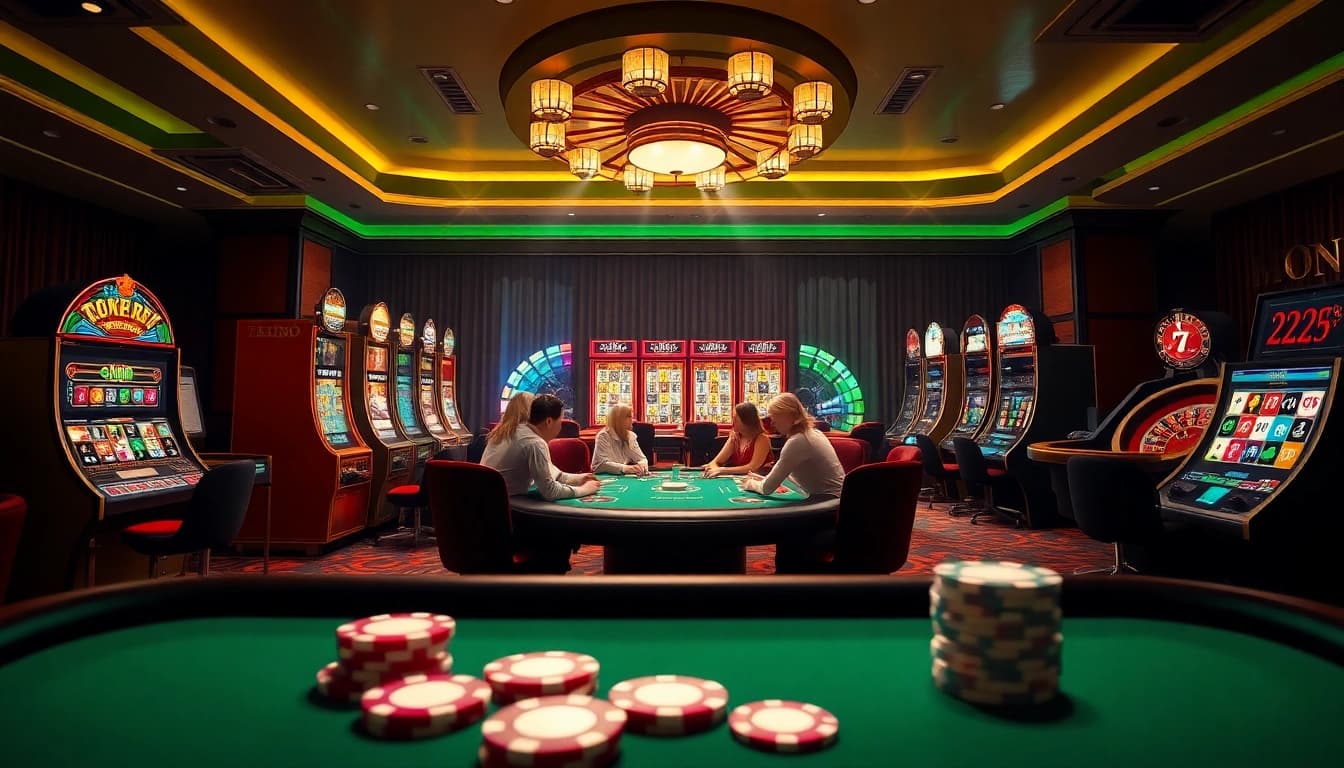 Experience thrilling gameplay with the 22JL app in an exciting casino atmosphere.