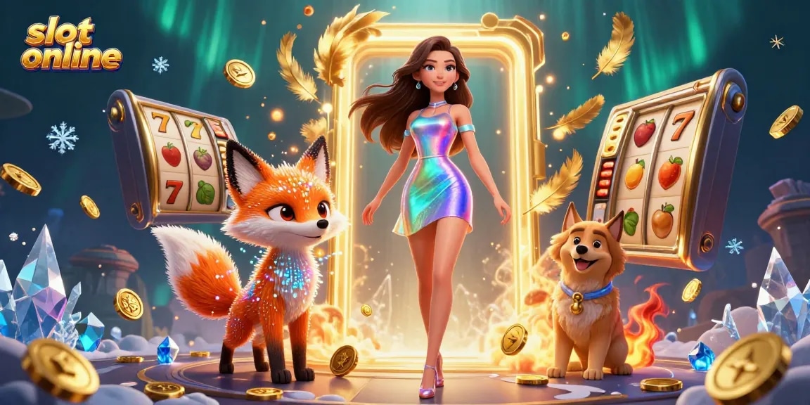Spin and win with exciting slot online themes featuring vibrant characters and golden rewards.