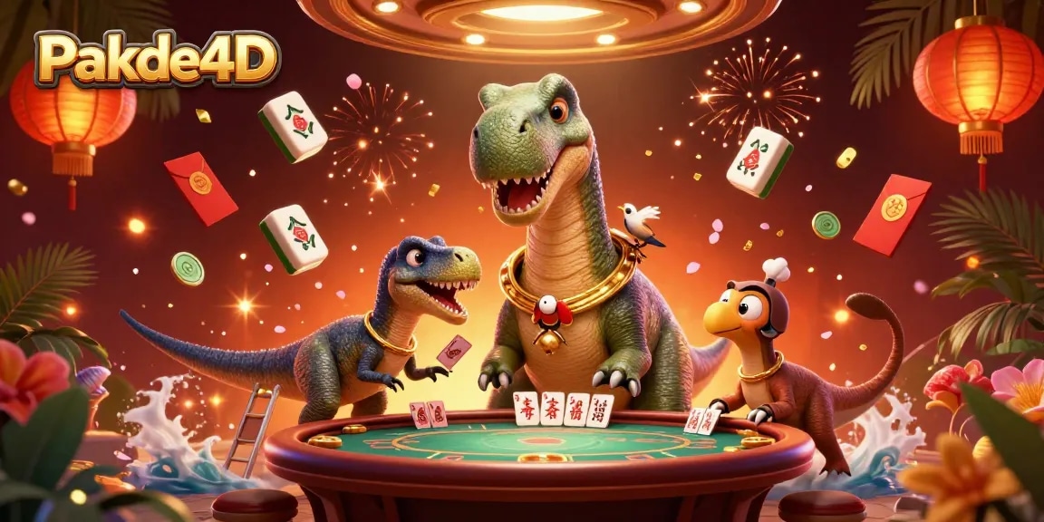 Join Pakde4D for an exciting gaming experience amidst a whimsical casino adventure with dynamic characters.