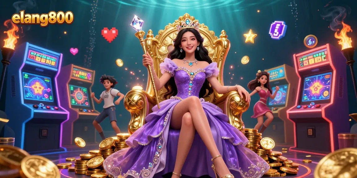 Experience the magic of elang800 in this captivating online casino illustration.