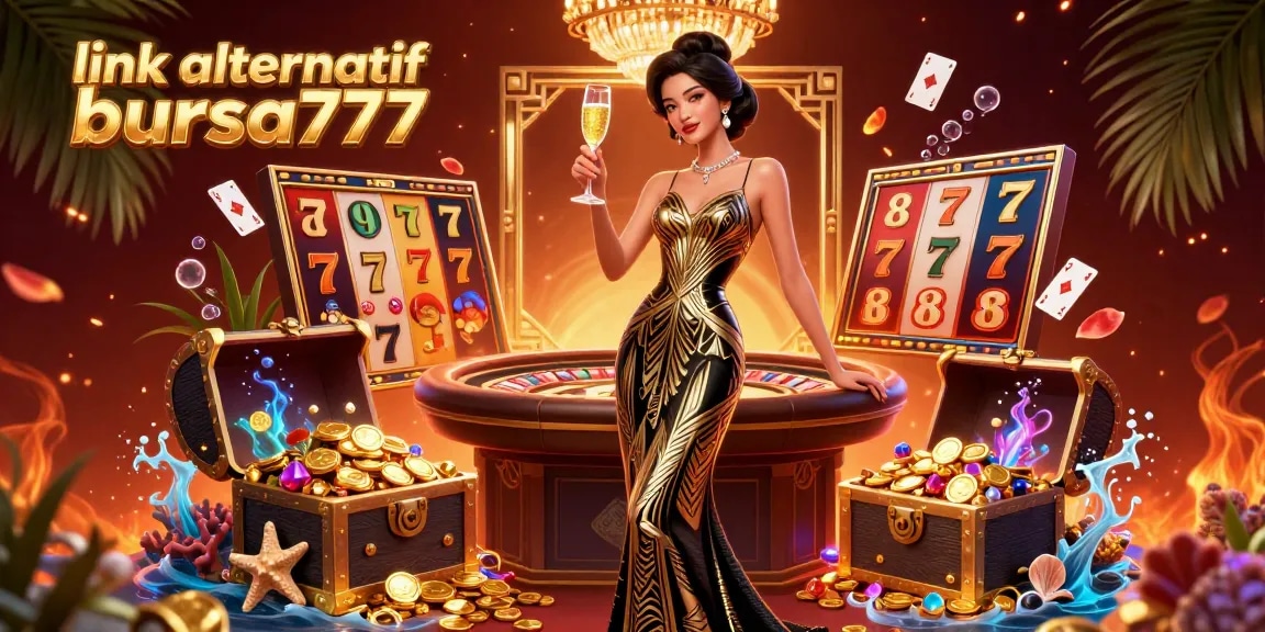 Experience thrilling slot action with link alternatif bursa777 in an exciting casino setting.