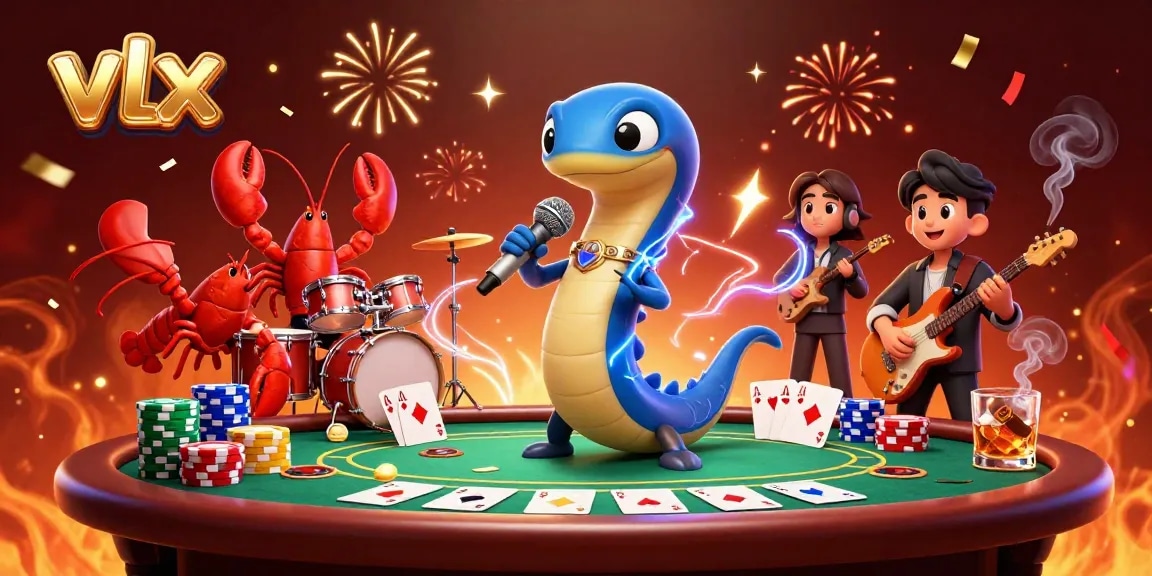 Experience vibrant casino energy with vlxx featuring a DJ eel and band in action.