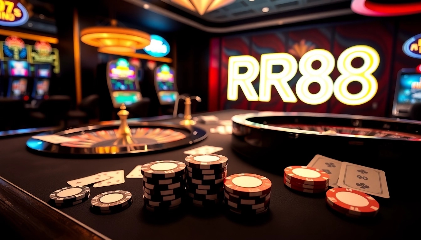 Experience the thrill of online gambling at https://rr88.mov/ with vibrant casino visuals.