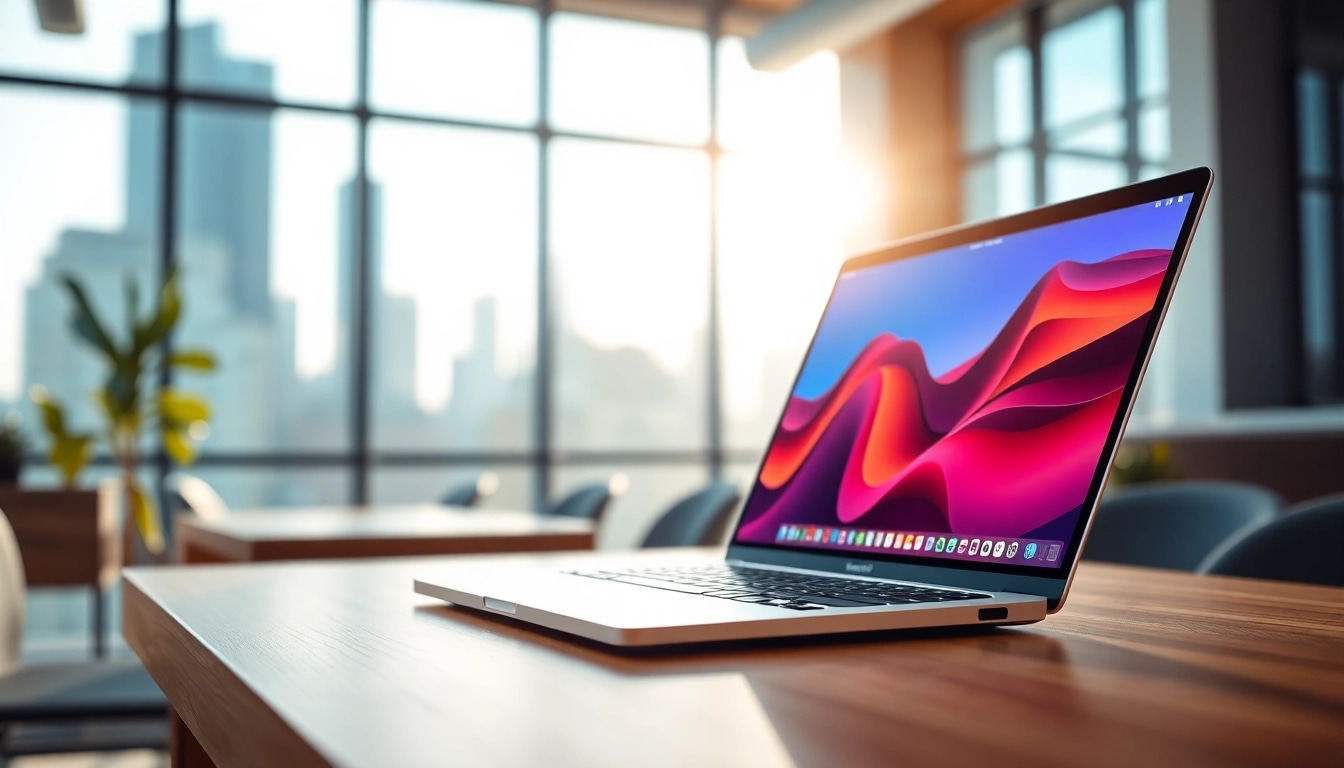 Revisión de MacBook Pro M3 en un entorno de oficina moderna con luz natural.
