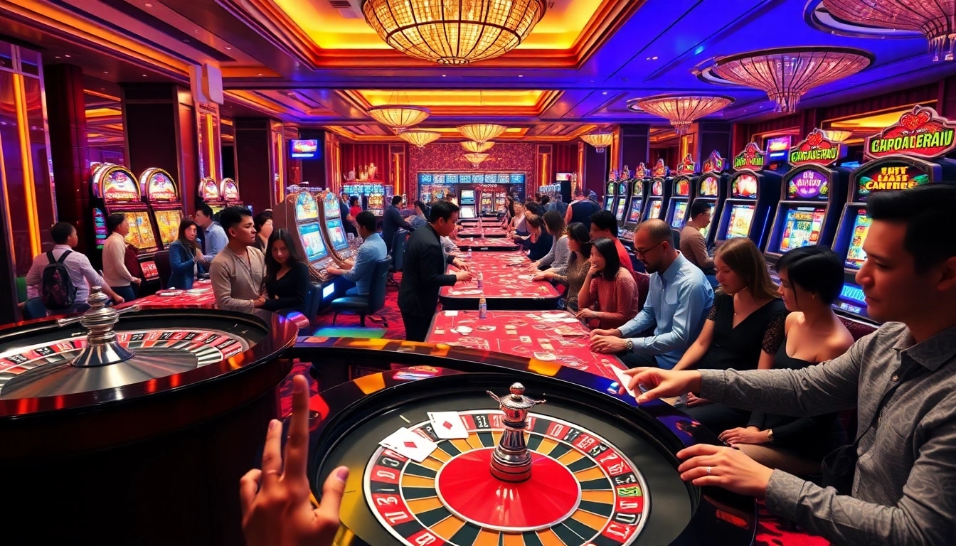 SBOBET engaging users with dynamic online gambling visuals showcasing roulette, poker, and exciting gaming action.