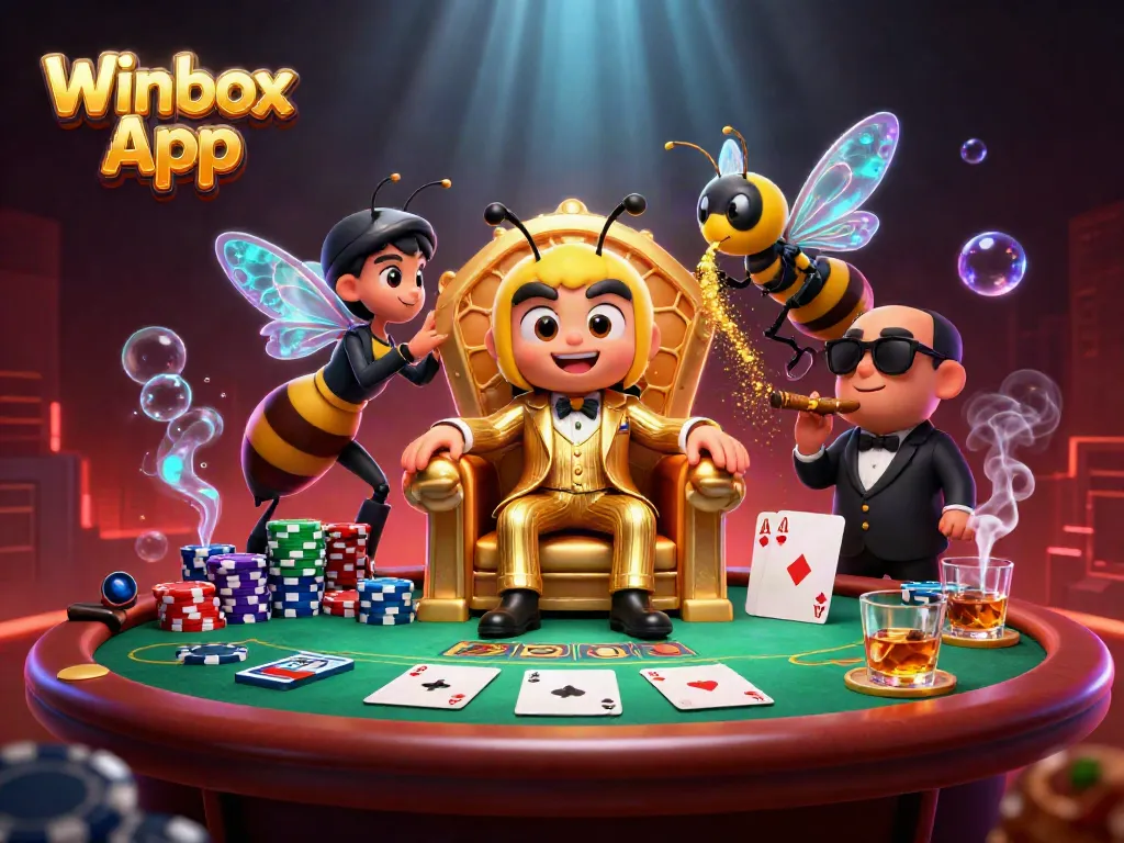 Experience Fortune and Fun with the Winbox App in this dynamic gambling scene full of excitement.