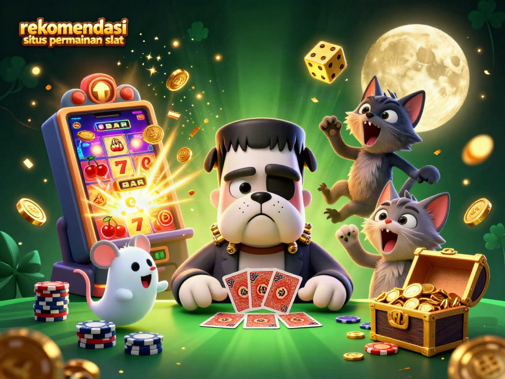 Rekomendasi situs permainan slot dengan karakter unik dan elemen kasino yang interaktif.