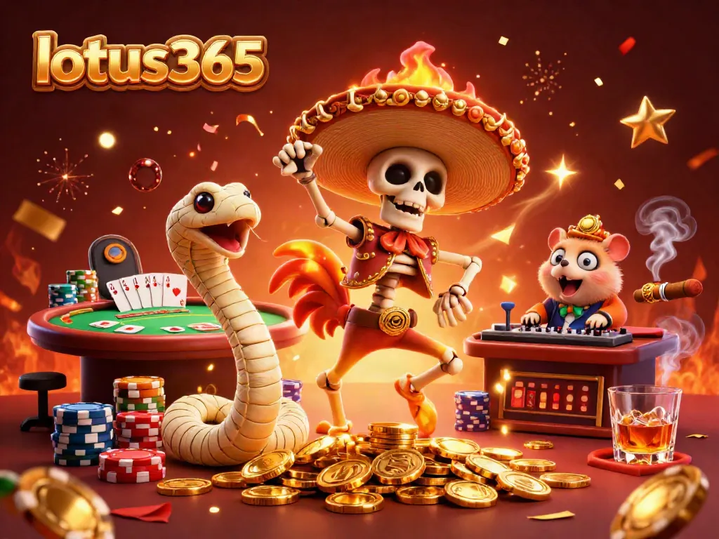 Experience thrilling moments with lotus365 in a vibrant casino scene featuring dynamic characters and rich elements.