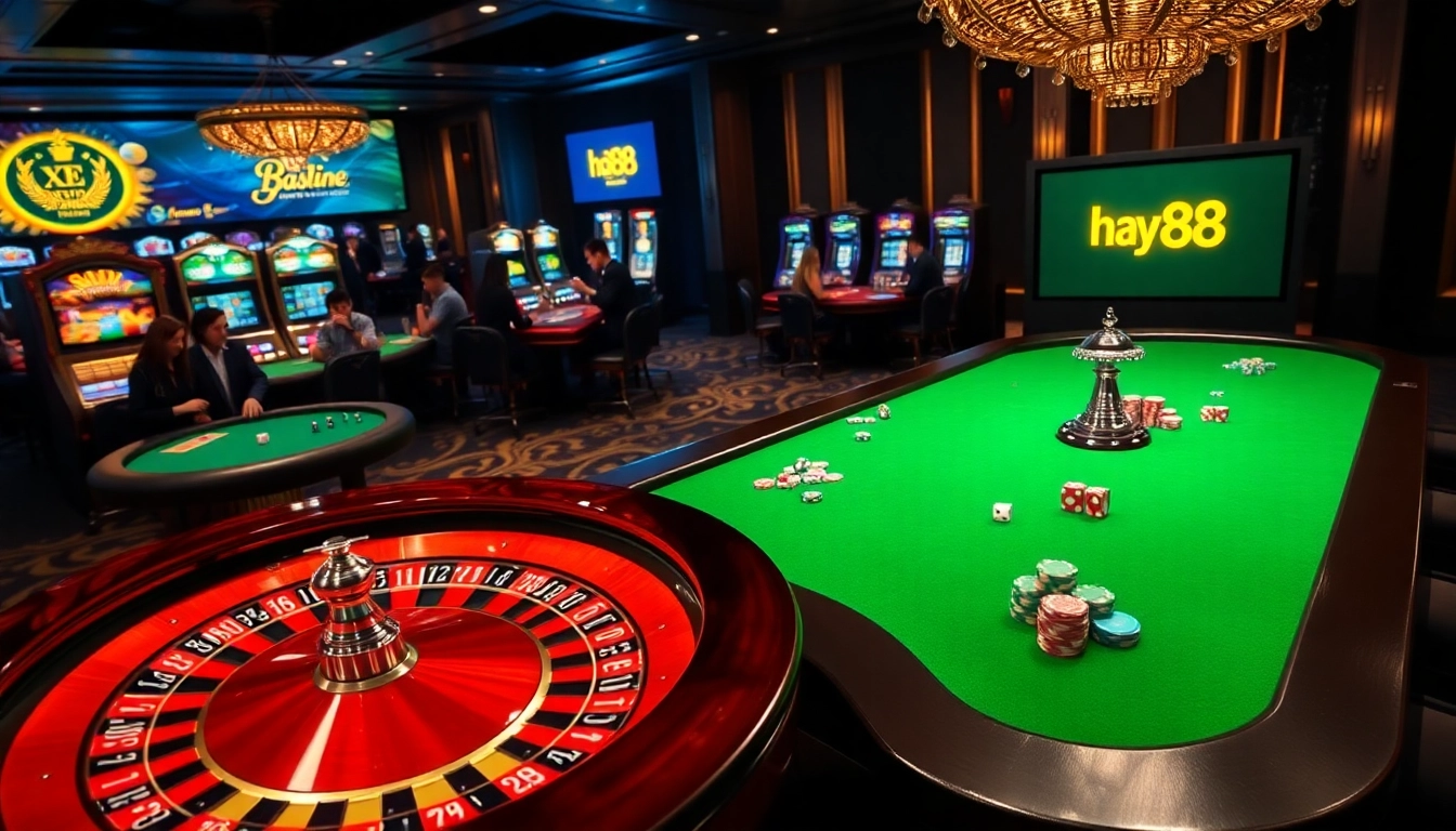 Experience the thrilling gameplay at hay 88 with vibrant tables, stunning visuals, and poker action.