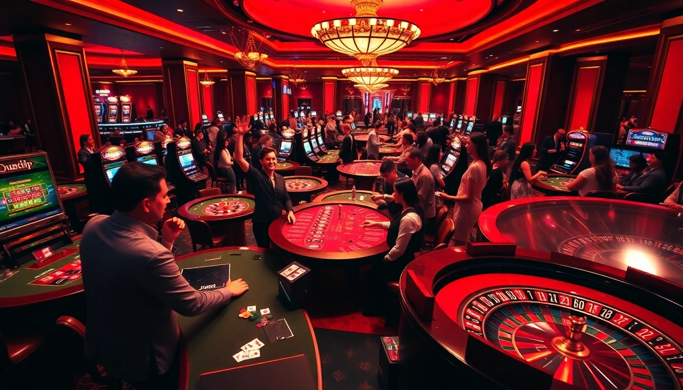 Experience thrilling wins at j88vip2 casino with vibrant tables and engaging players.