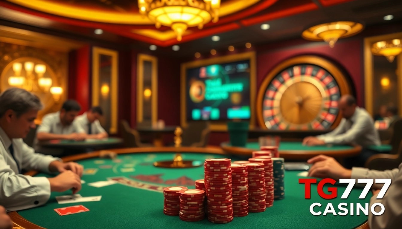 Experience the thrill of TG777 Casino with exciting card games and poker gameplay.