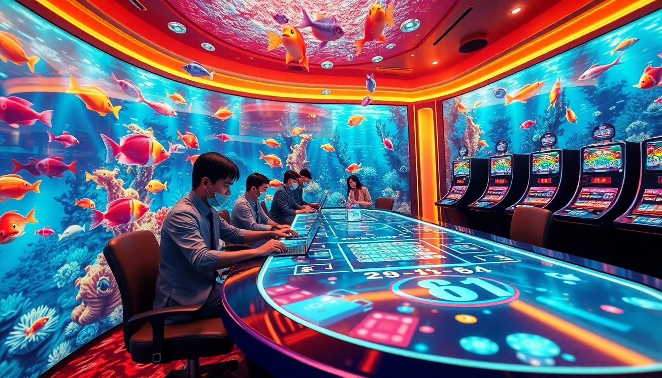 Experience the thrill of bắn cá đổi thưởng with vibrant fish graphics and exciting online casino gameplay.