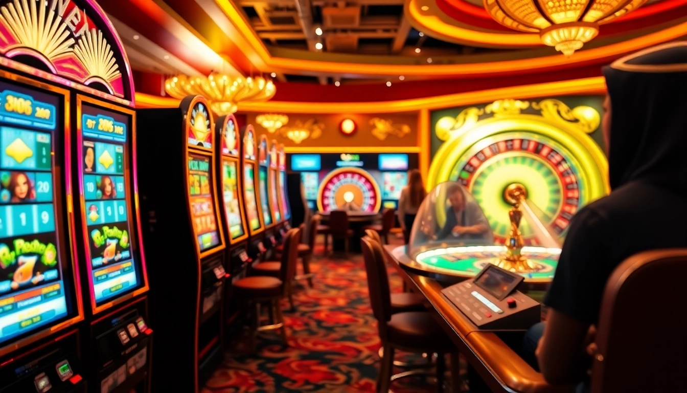 Experience the thrills of 789win đăng nhập with vibrant casino games, spinning roulette wheels, and energetic players.