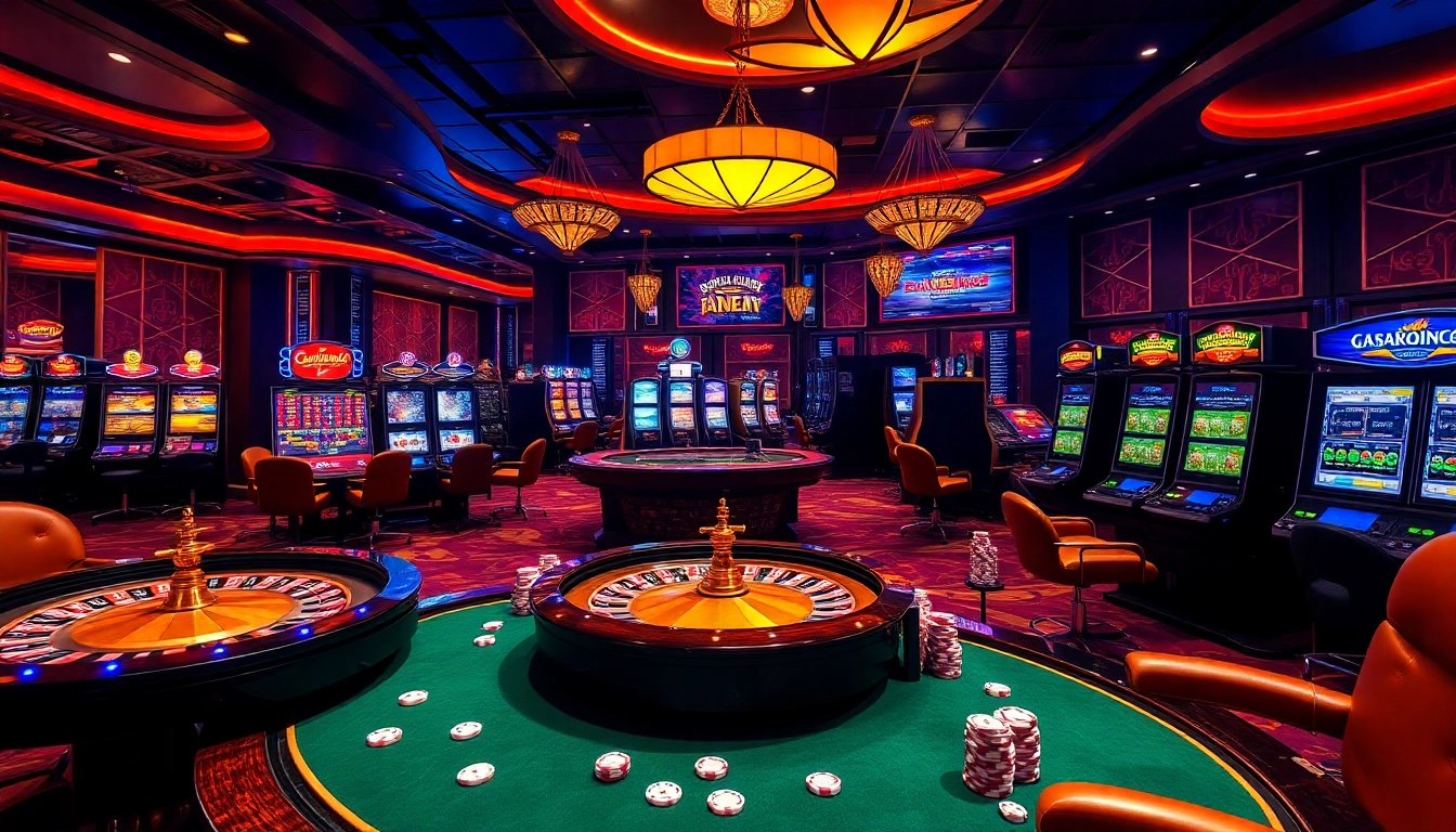 Experience the excitement of gambling at 789P with vibrant casino visuals featuring roulette and poker.
