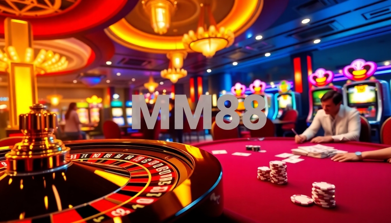 Experience the thrill of gambling at MM88 with vibrant casino games and live action.
