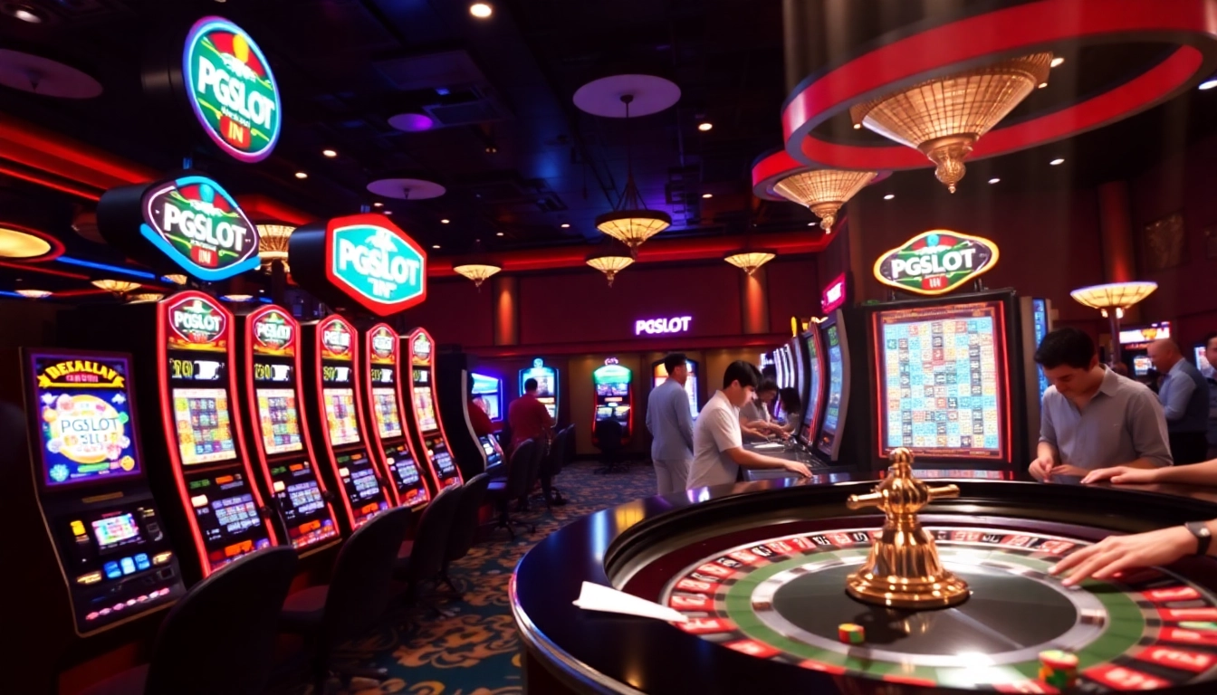 Experience the thrill of PGSLOT IN with exciting casino games and vibrant slot machines.
