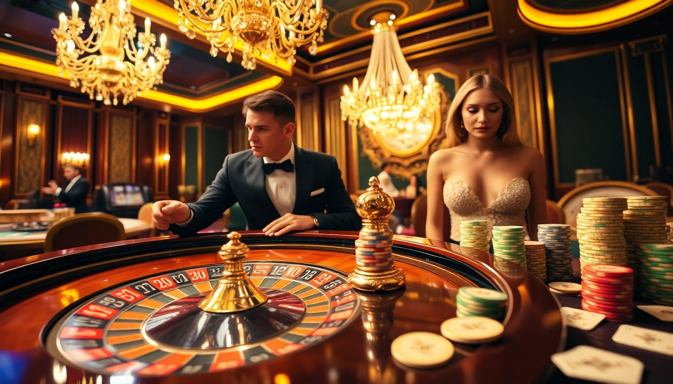 Experience the excitement of high-stakes gambling at kk55.group with roulette and poker chip action.