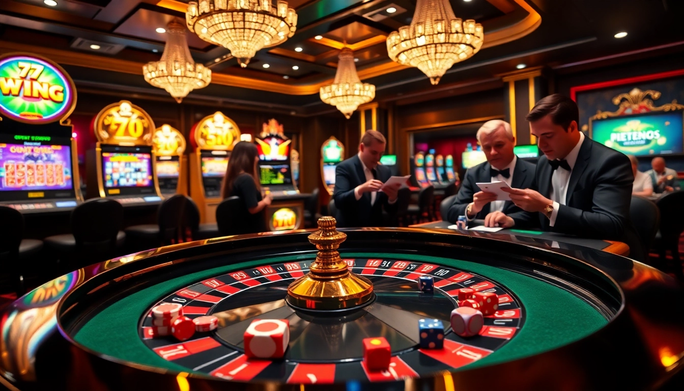 Vegas roulette table showing excitement of betting with vibrant chips at 79 king casino