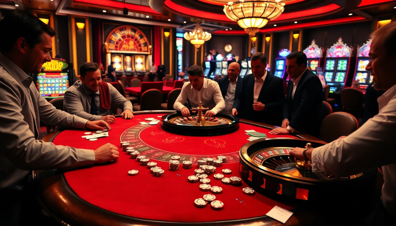 Cash-out winnings at the poker table in an upscale casino scene inspired by http://abc1256.com/.