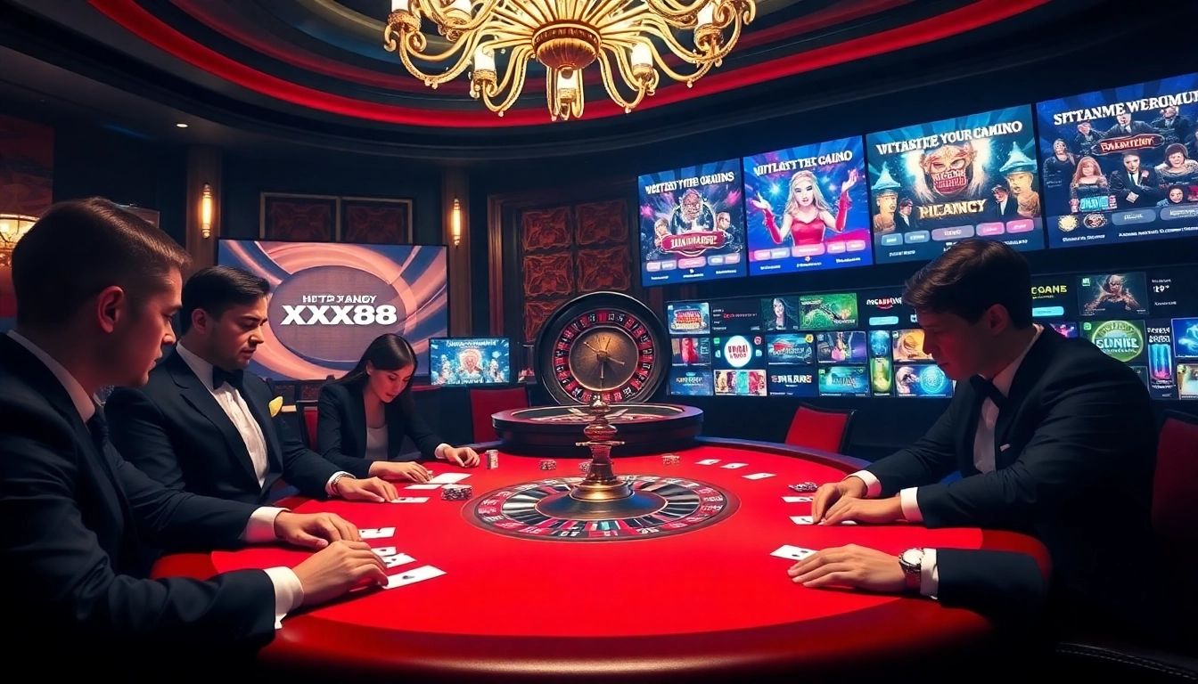 Experience high-stakes poker at https://xx88.promo/ with a vibrant casino ambiance and luxurious details.